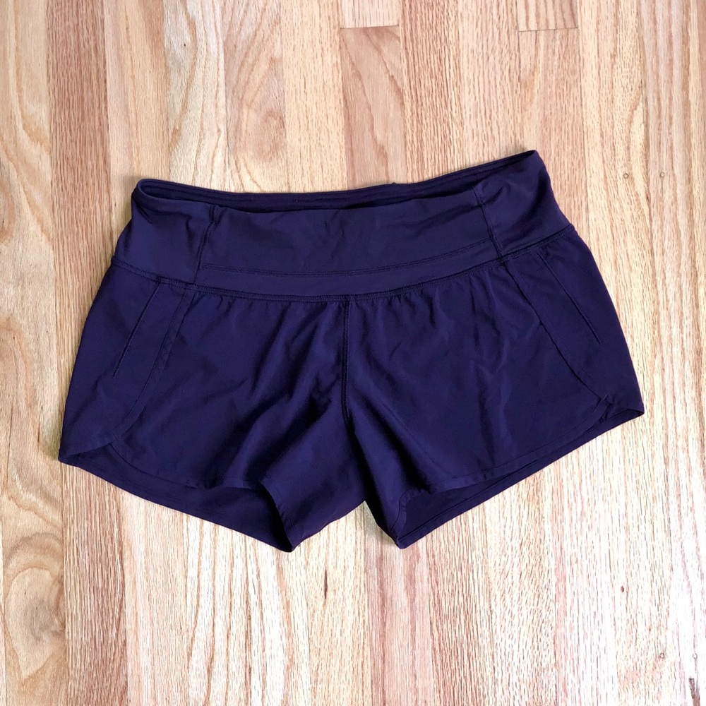 RUN TIMES SHORT *4-WAY STRETCH - Purple